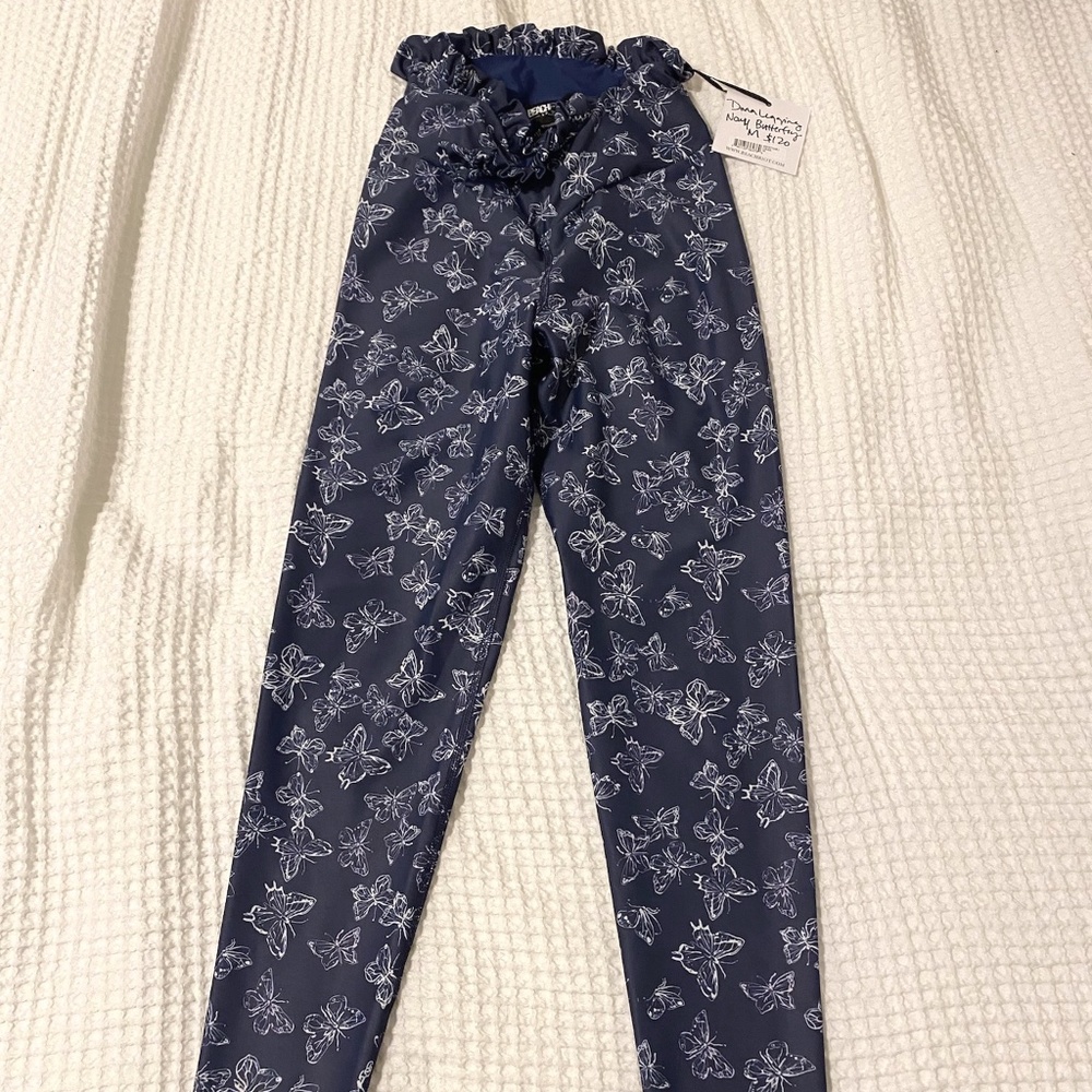 Beach Riot High-Waist Dana Legging in Orchid Bloom Butterfly - NWT